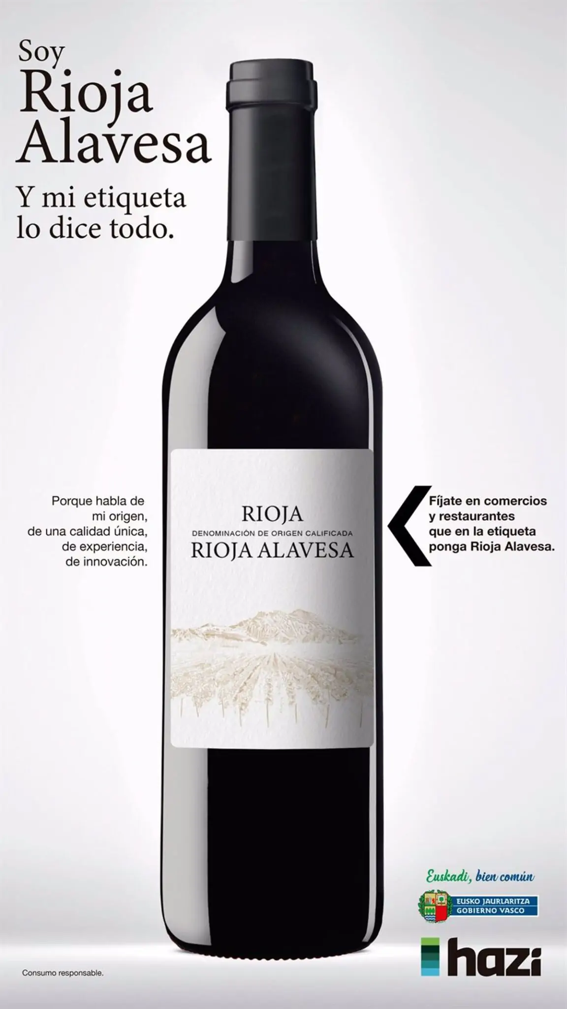 Gobierno Vasco impulsa campaña para valorizar sector 'Soy Rioja Alavesa' 1 Gobierno Vasco impulsa campaña para valorizar sector ‘Soy Rioja Alavesa’