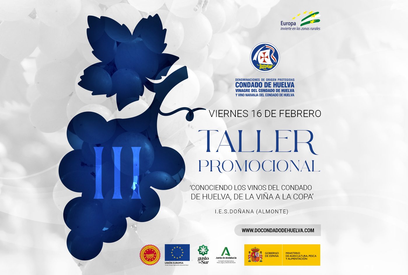 III Taller Promocional destaca los vinos del Condado de Huelva