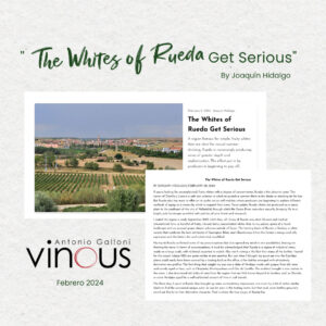 Revista Vinous realza la calidad de los vinos D.O. Rueda en reportaje especial 12 Revista Vinous distingue los vinos DO Rueda por su calidad
