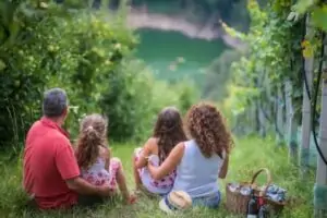 Cantina LasteRosse en Trentino combina enoturismo con cosecha de manzanas y vino Groppello