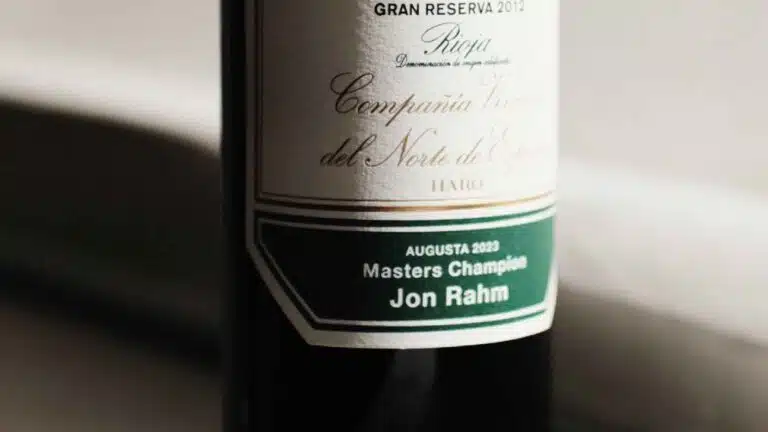 Los mejores golfistas del mundo disfrutarán de estos selectos vinos