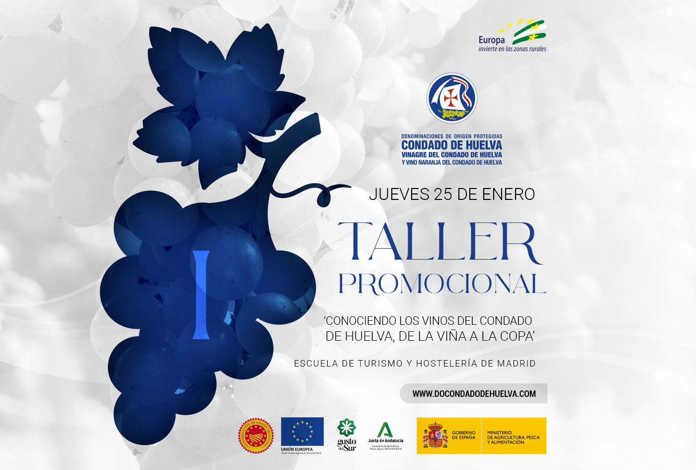 Taller promocional sobre vinos del Condado de Huelva en Madrid