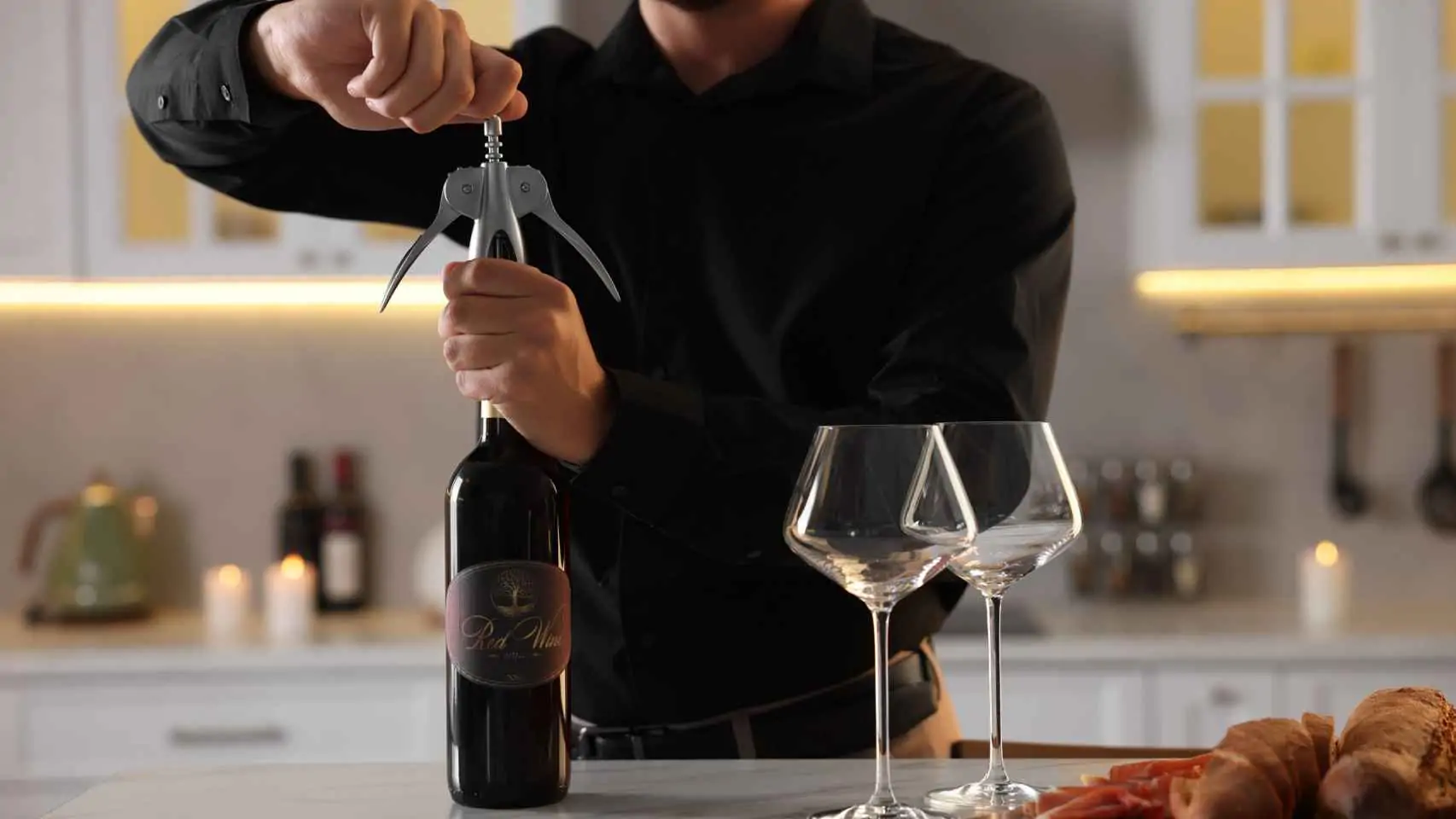 Truco fácil y casero para abrir una botella de vino sin necesidad de un sacacorchos