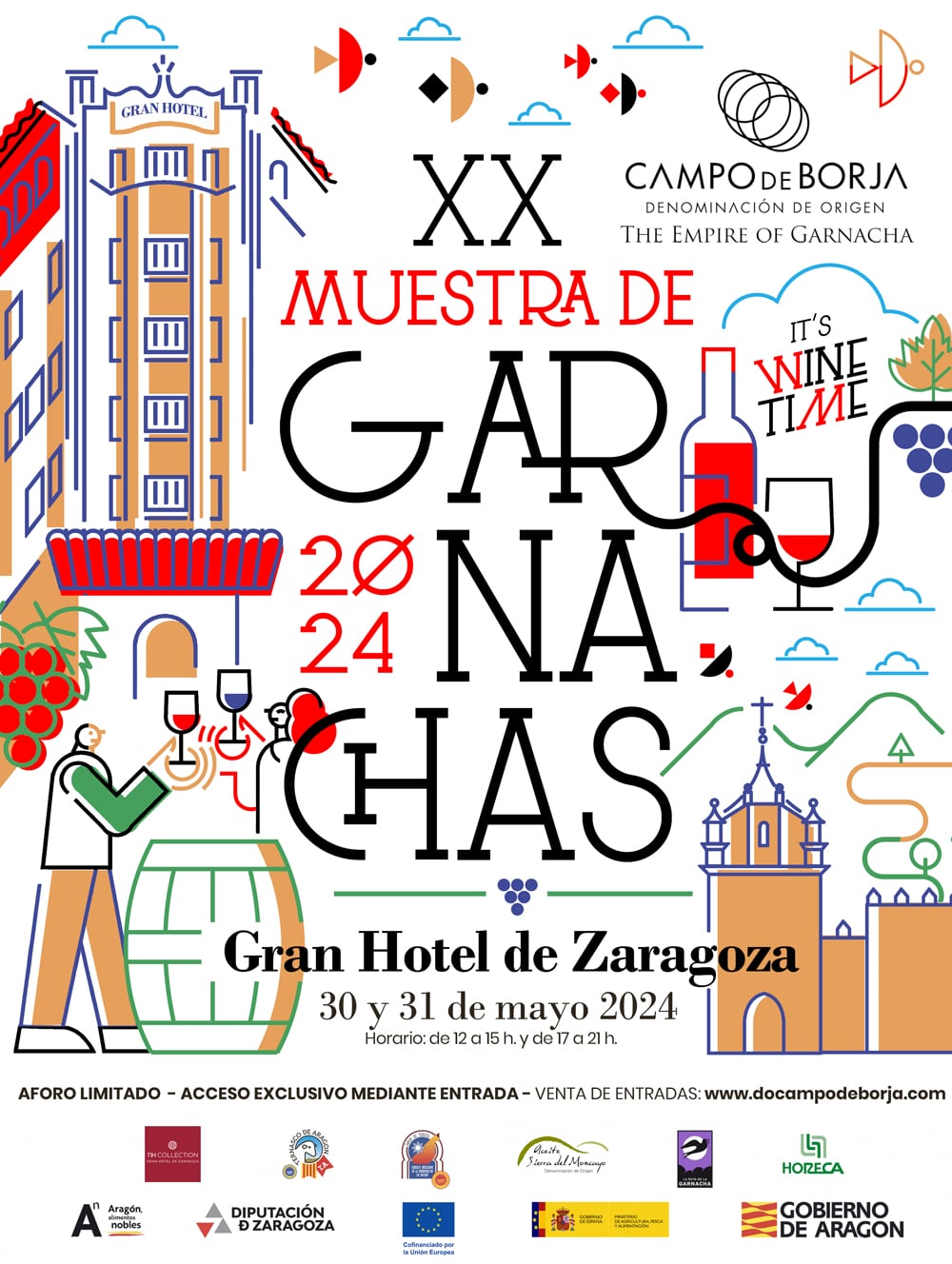 XX Muestra de Garnachas en Zaragoza, cita enológica con 100 vinos diferentes 1 XX Muestra de Garnachas en Zaragoza cita enologica con 100