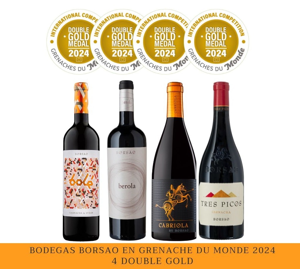 Bodegas Borsao arrasa en el certamen Grenaches du Monde con cuatro dobles oros 1 Bodegas Borsao arrasa en el certamen Grenaches du Monde con