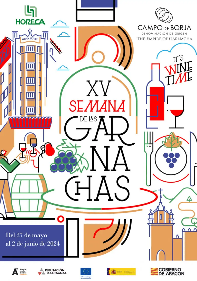 Semana de la Garnacha: Horeca Zaragoza celebra el vino autóctono hasta junio