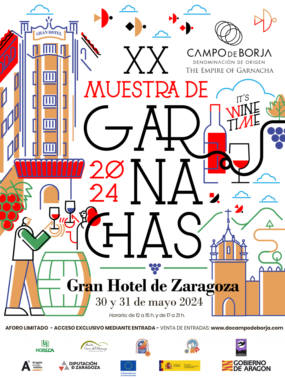 XX Muestra de Garnachas en Zaragoza: degustación gastronómica del 30 al 31 de mayo 1 XX Muestra de Garnachas en Zaragoza degustacion gastronomica del 30