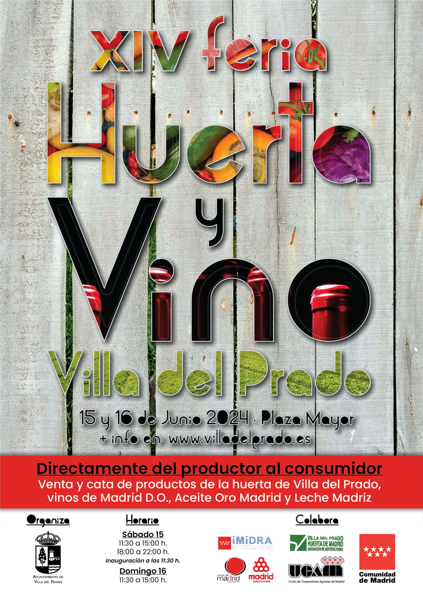 "Feria Huerta y Vino" en Villa del Prado, Madrid, el 15 y 16 de junio 1 Feria Huerta y Vino en Villa del Prado Madrid el scaled