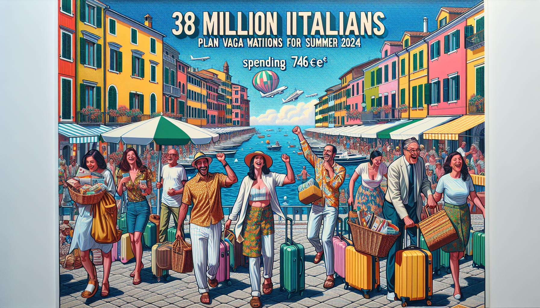 38 millones de italianos planean vacaciones para el verano 2024, gastando 746€ cada uno 1 38 millones de italianos planean vacaciones para el verano 2024