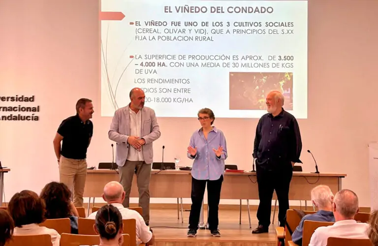 Curso de verano analiza importancia de viticultura en el Condado de Huelva