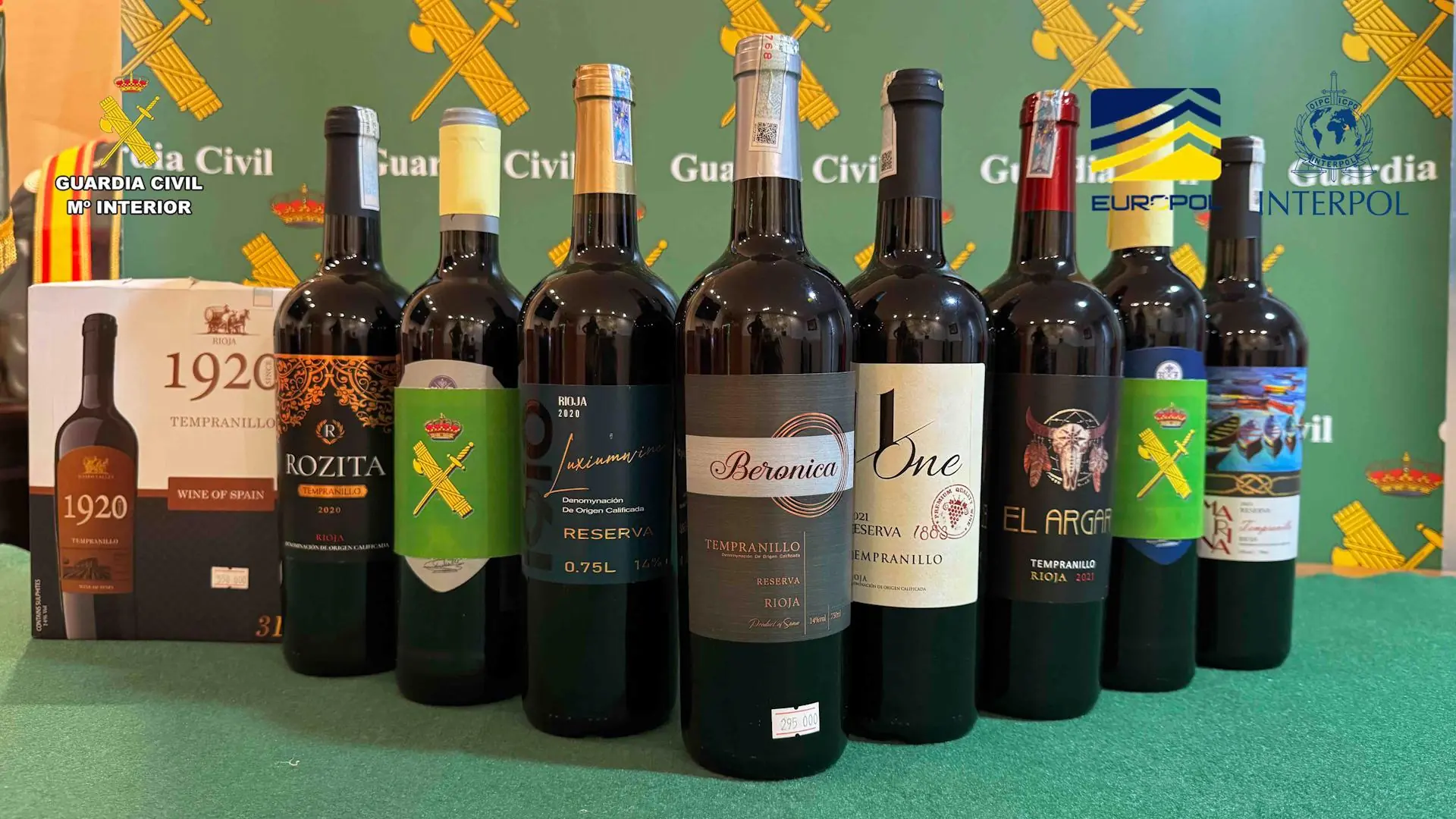 Golpe al fraude vitivinícola: desmantelan red criminal que falsificaba vinos de la DOCa Rioja en Asia 1 Golpe al fraude vitivinícola: desmantelan red criminal que falsificaba vinos de la DOCa Rioja en Asia