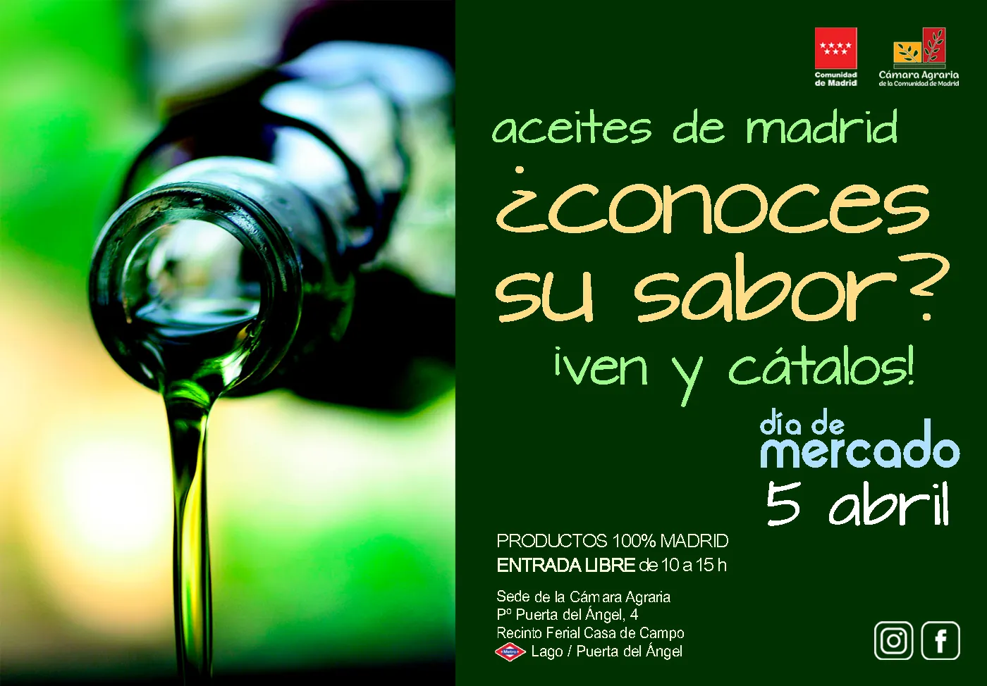 Aceites de Madrid destacan en nueva edición de Día de Mercado 2025