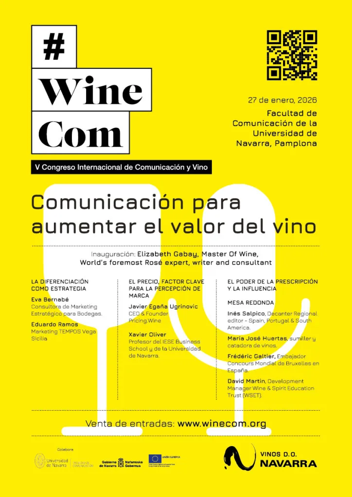 WineCom 2026 ya tiene fecha: el evento imprescindible para los profesionales del vino y la comunicación 4 Cartel A3 WineComV 2026 Programa Web