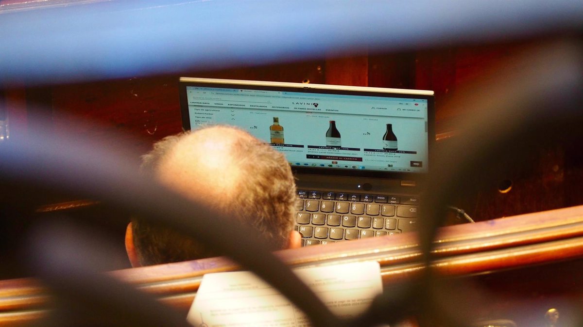 Concejal del PP en Valencia consultaba web de vinos durante debate sobre la DANA 1 Concejal del PP en Valencia consultaba web de vinos durante