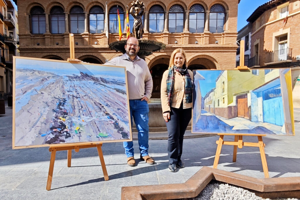 Concurso pintura en Carinena premia obras sobre la vitivinicultura y