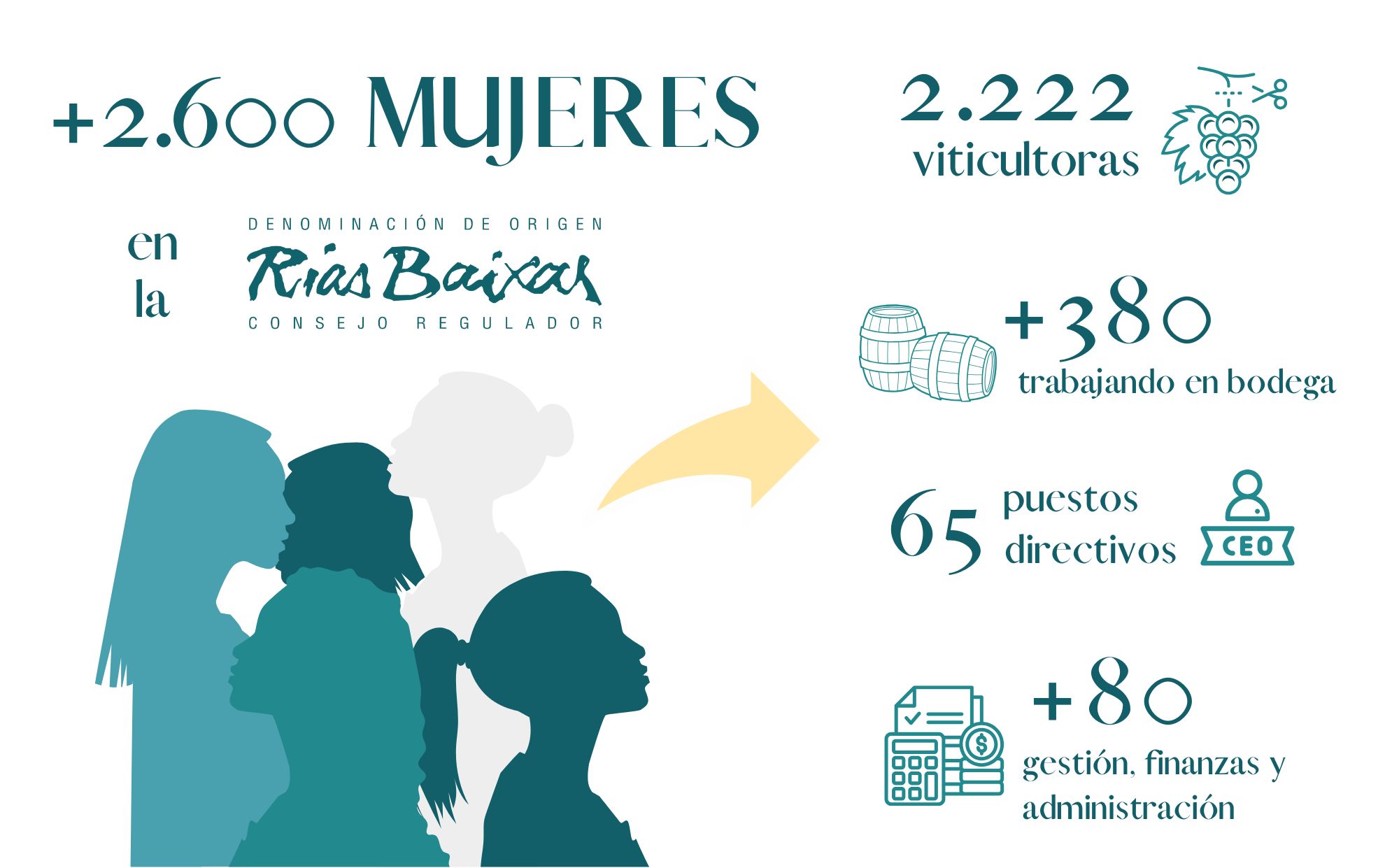 El crecimiento de la mujer en el sector vitivinícola de Rías Baixas 1 El crecimiento de la mujer en el sector vitivinicola de