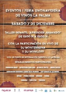 Feria Enonavideña en La Palma con vinos y productos locales este sábado 6 Feria Enonavidena en La Palma con vinos y productos locales