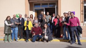 Foto de familia del encuentro de los socios de la ruta