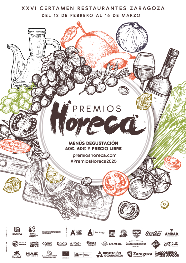 Premios Horeca 2024 celebran la gastronomía aragonesa del 13 de febrero al 16 de marzo 39 Premios Horeca 2024 celebran la gastronomia aragonesa del 13 de