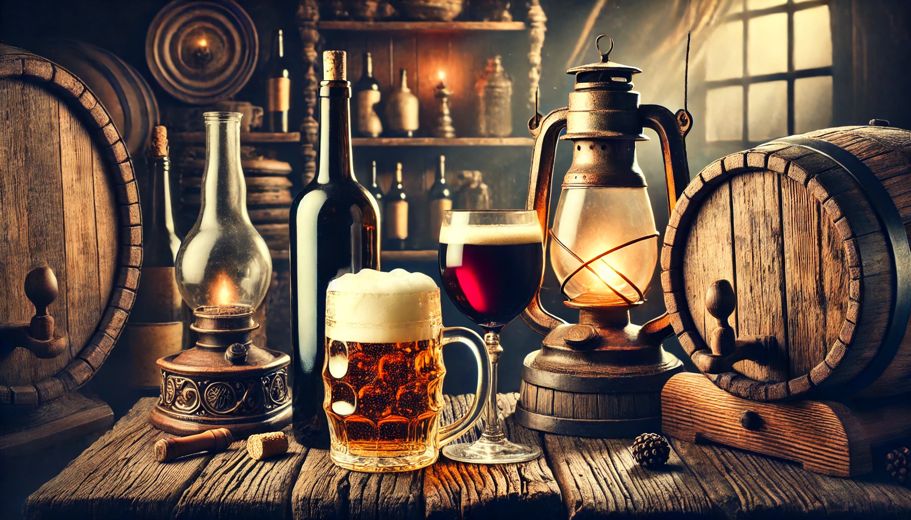 Que es mas antiguo el vino o la cerveza