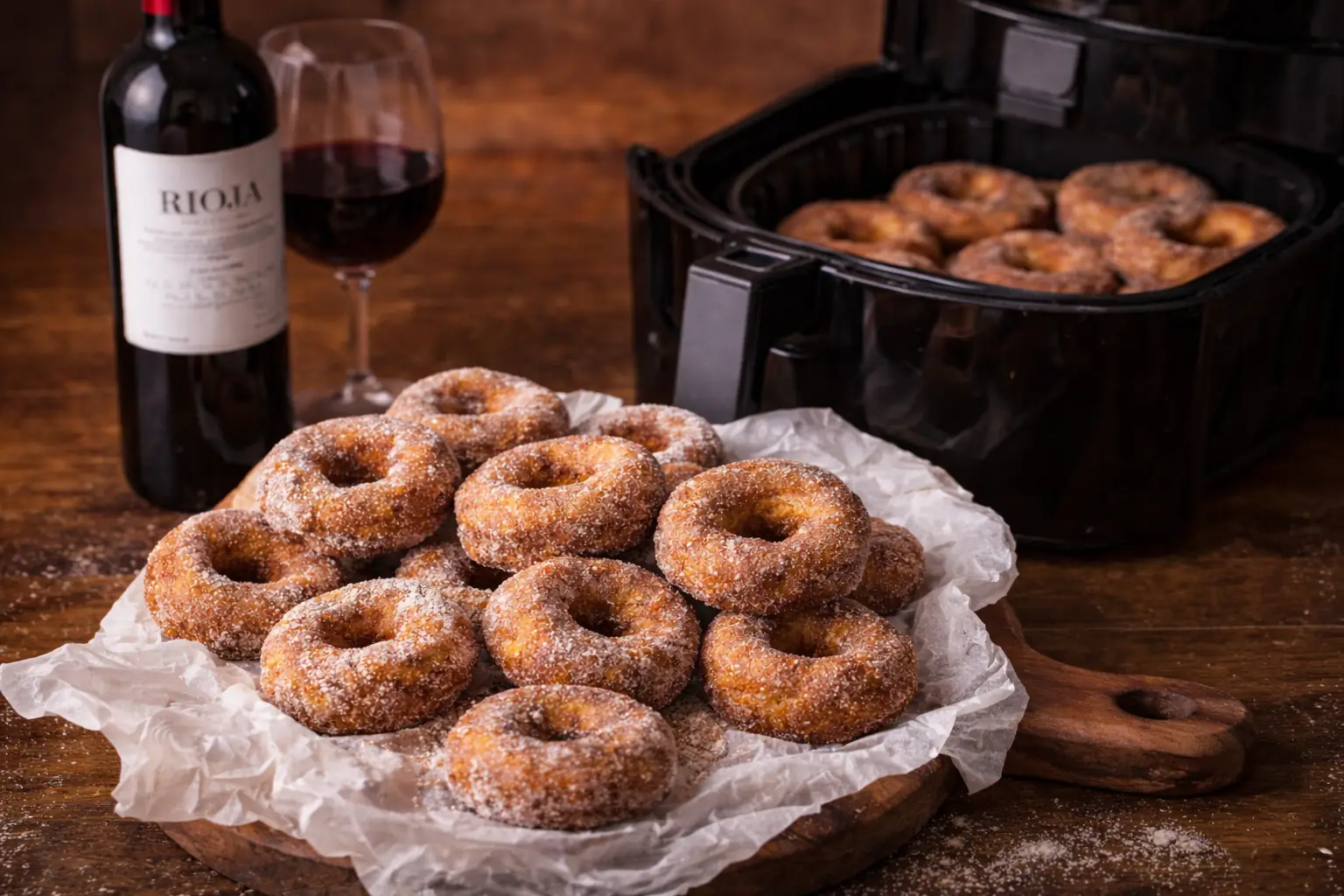 Receta de rosquillas de vino con Rioja en Airfryer listas en 15 minutos 1 Receta de rosquillas de vino con Rioja en Airfryer listas en 15 minutos