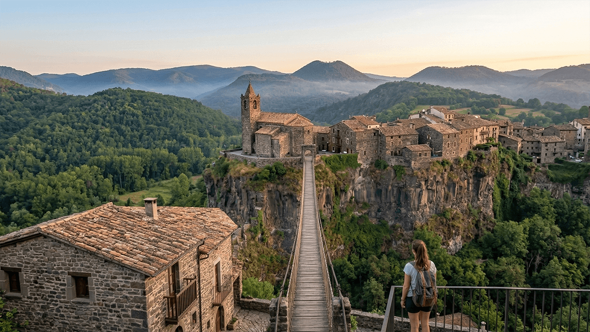 El pueblo medieval de Barcelona que la Organización Mundial del Turismo ha nombrado el más bonito del mundo 1 Rupit