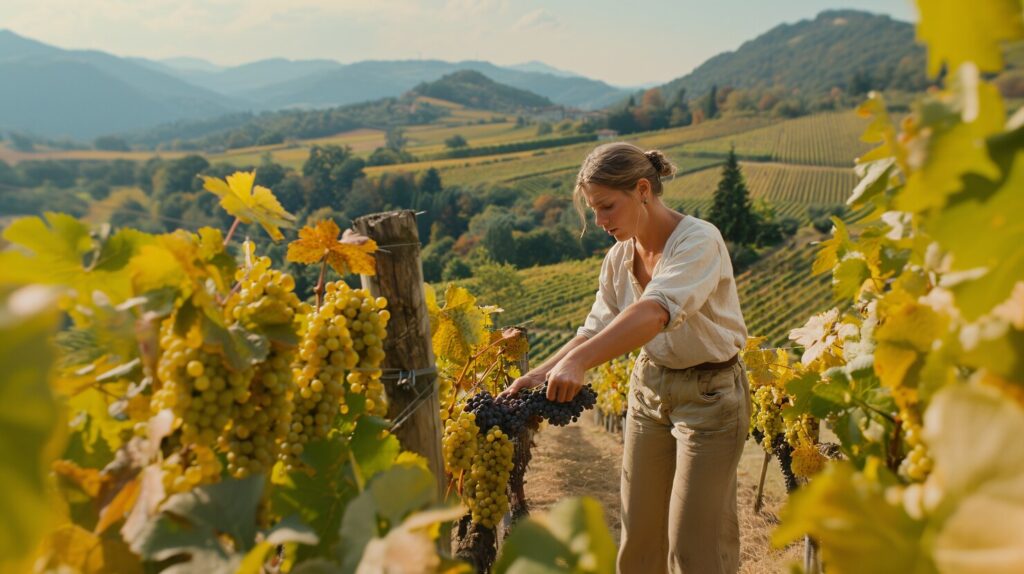 La ruta del vino en Francia: 9 bodegas imperdibles para los amantes del enoturismo 2 persona recogiendo uvas pasando tiempo vina 23 2151638342