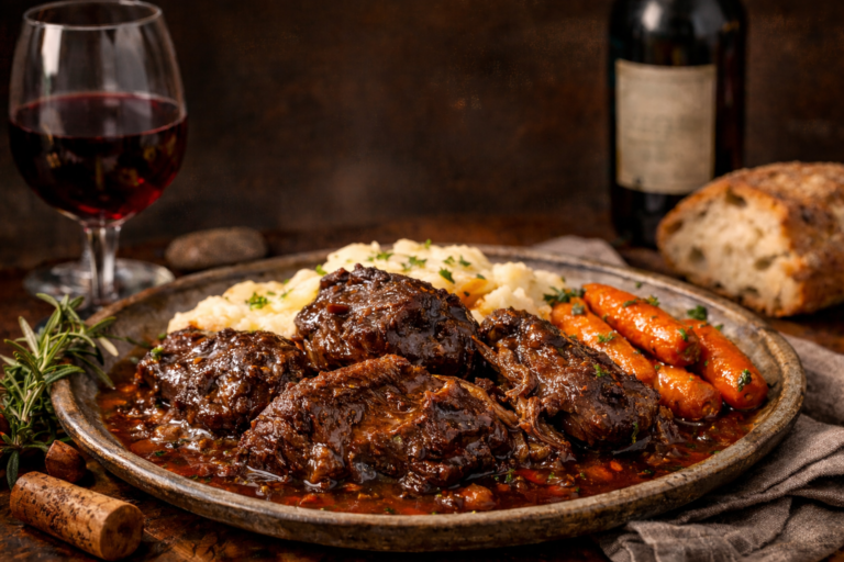 Receta de cachete de res al vino tinto: El secreto para una carne que se deshace sola 18 res