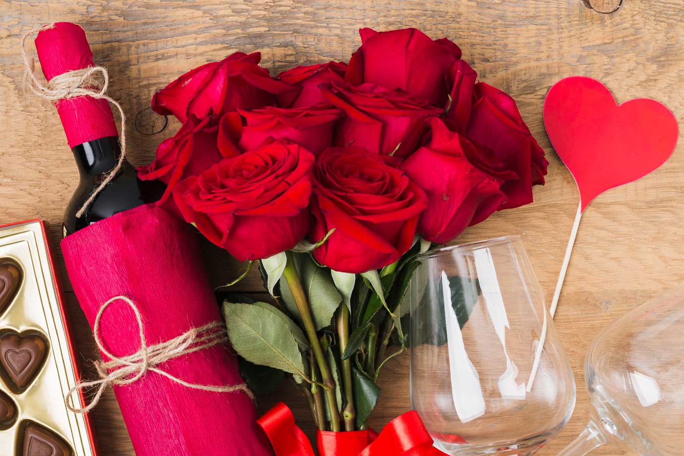 vino san valentin