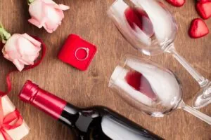 vino san valentin